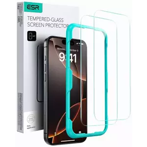 TEMPERED KIJELZŐVÉDŐ FÓLIA ESR TEMPERED GLASS 2-PACK IPHONE 16 PRO CLEAR (4894240236116) kép