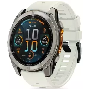 Óraszíj TECH-PROTECT SILICONE LINE GARMIN FENIX 5X / 5X PLUS / 6X / 6X PRO / 7X / 8 (51 MM) TITANIUM (5906302376803) kép