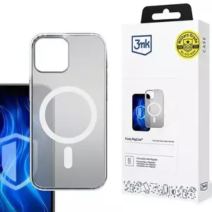 Tok 3MK Frosty MagCase iPhone 15 white () kép