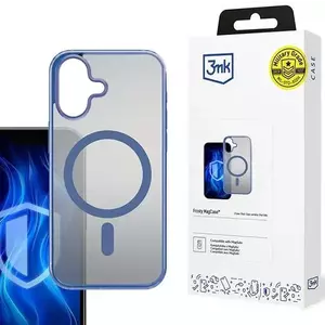 Tok 3MK Frosty MagCase iPhone 16 blue () kép