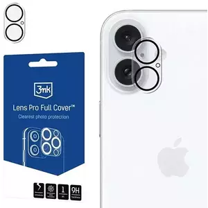 TEMPERED KIJELZŐVÉDŐ FÓLIA 3MK Lens Pro Full Cover iPhone 16/ 16 Plus () kép