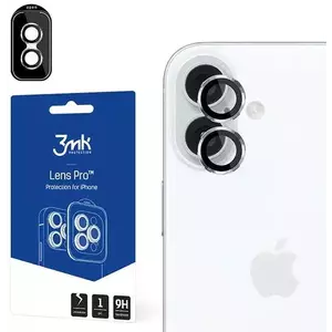 TEMPERED KIJELZŐVÉDŐ FÓLIA 3MK Lens Protection Pro iPhone 16/ 16 Plus Silver () kép