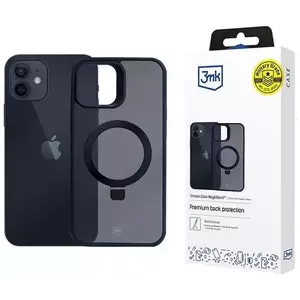 Tok 3MK Smoke Case iPhone 12/12 Pro Magsafe & Stand () kép