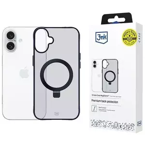 Tok 3MK Smoke Case iPhone 16 Plus Magsafe & Stand () kép