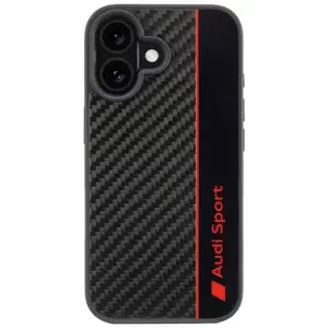 Tok Audi Carbon Fiber Stripe iPhone 16 6.1" black hardcase AUS-TPUPCIP16-R8/D1-BK (AUS-TPUPCIP16-R8/D1-BK) kép