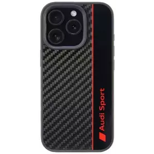 Tok Audi Carbon Fiber Stripe iPhone 16 Pro 6.3" black hardcase AUS-TPUPCIP16P-R8/D1-BK (AUS-TPUPCIP16P-R8/D1-BK) kép