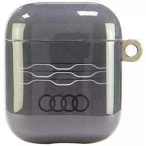 Tok Audi IML Geometric Pattern AirPods cover gray AU-IMLAP-A6/D3-GY (AU-IMLAP-A6/D3-GY) kép