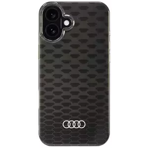 Tok Audi IML Stitching Pattern MagSafe iPhone 16 Plus 6.7" black hardcase AU-IMLMIP16M-Q5/D3-BK (AU-IMLMIP16M-Q5/D3-BK) kép