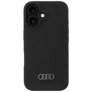 Tok Audi Silicone Case iPhone 16 6.1" black hardcase AU-LSRIP16-Q3/D1-BK (AU-LSRIP16-Q3/D1-BK) kép