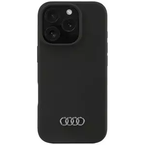 Tok Audi Silicone Case iPhone 16 Pro 6.3" black hardcase AU-LSRIP16P-Q3/D1-BK (AU-LSRIP16P-Q3/D1-BK) kép