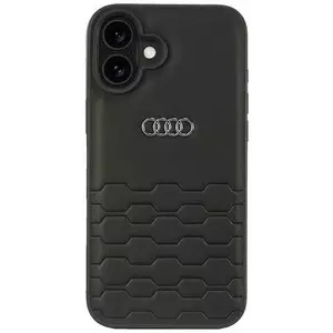 Tok Audi Synthetic Leather iPhone 16 Plus 6.7" black hardcase AU-TPUPCIP16M-GT/D2-BK (AU-TPUPCIP16M-GT/D2-BK) kép