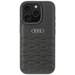 Tok Audi Synthetic Leather iPhone 16 Pro 6.3" black hardcase AU-TPUPCIP16P-GT/D2-BK (AU-TPUPCIP16P-GT/D2-BK) kép