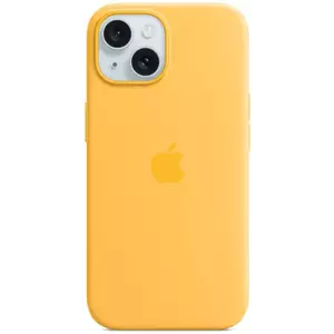 Tok Apple iPhone 15+ Silicone Case with MS - Sunshine kép