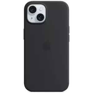 Tok Apple iPhone 15 + Silicone Case with MagSafe - Black kép