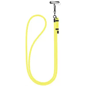 Szíj TECH-PROTECT C1S ROPE CROSSBODY STRAP NEON YELLOW/BLACK (5906302312054) kép