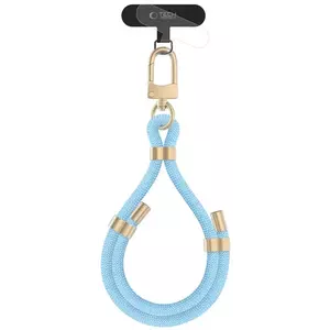 Szíj TECH-PROTECT C4S ROPE WRIST STRAP BABY BLUE/GOLD (5906302312740) kép