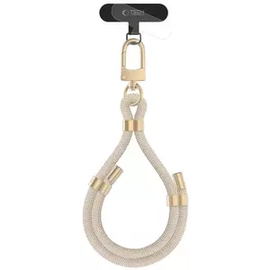 Szíj TECH-PROTECT C4S ROPE WRIST STRAP BEIGE/GOLD (5906302312757) kép