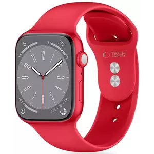 Óraszíj TECH-PROTECT SILICONE APPLE WATCH 6 / 7 / 8 / 9 / 10 / SE / ULTRA 1 / 2 (44 / 45 / 46 / 49 MM) RED (5906302375233) kép