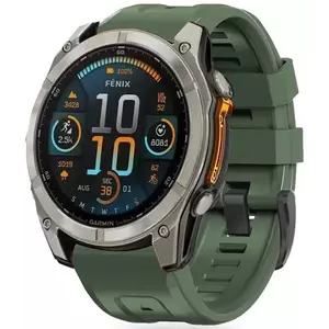 Óraszíj TECH-PROTECT SILICONE GARMIN FENIX 5S / 5S PLUS / 6S / 6S PRO / 7S / 8 (43 MM) MILITARY GREEN (5906302377268) kép