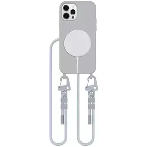 Tok TECH-PROTECT MAGNECKLACE MAGSAFE IPHONE 12 / 12 PRO CRAYON GREY (5906302376148) kép