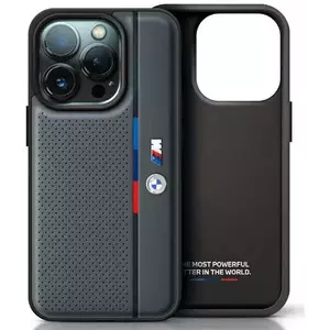 Tok BMW BMHCP16S23PUPVA iPhone 16 6.1" anthracite hardcase M Perforated Tricolor Detail Line (BMHCP16S23PUPVA) kép