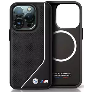 Tok BMW BMHMP16L23PUCPK iPhone 16 Pro 6.3" black hardcase M Perforated Twisted Line MagSafe (BMHMP16L23PUCPK) kép