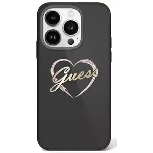 Tok Guess GUHCP16LHCHGSPK iPhone 16 Pro 6.3" black hardcase IML Heart (GUHCP16LHCHGSPK) kép