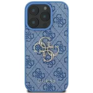 Tok Guess GUHCP16S4GMGBL iPhone 16 6.1" blue hardcase 4G Big Logo (GUHCP16S4GMGBL) kép