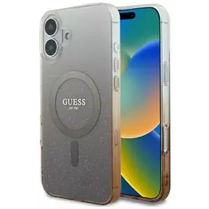 Tok Guess GUHMP16MHGRCELW iPhone 16 Plus 6.7" brown hardcase IML Glitter Gradient MagSafe (GUHMP16MHGRCELW) kép