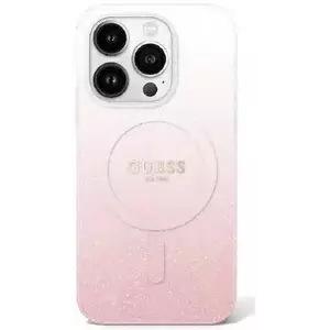 Tok Guess GUHMP16XHGRCELP iPhone 16 Pro Max 6.9" pink hardcase IML Glitter Gradient MagSafe (GUHMP16XHGRCELP) kép