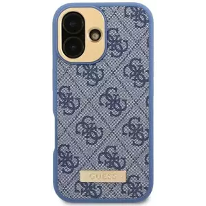 Tok Guess GUHMP16XU4GPRB iPhone 16 Pro Max 6.9" blue hardcase 4G Logo Plate MagSafe (GUHMP16XU4GPRB) kép