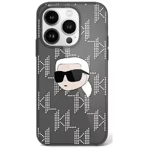 Tok Karl Lagerfeld KLHCP16LHKLPKHK iPhone 16 Pro 6.3" black hardcase IML Karl Head Electroplated (KLHCP16LHKLPKHK) kép