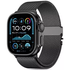 Óraszíj TECH-PROTECT MILANO APPLE WATCH 6 / 7 / 8 / 9 / 10 / SE / ULTRA 1 / 2 (44 / 45 / 46 / 49 MM) BLACK (5906302370641) kép