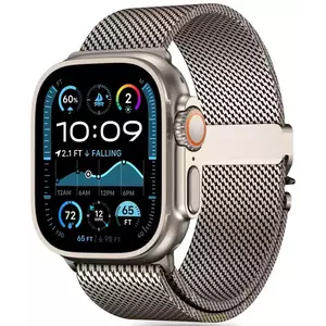 Óraszíj TECH-PROTECT MILANO APPLE WATCH 6 / 7 / 8 / 9 / 10 / SE / ULTRA 1 / 2 (44 / 45 / 46 / 49 MM) TITANIUM (5906302370634) kép