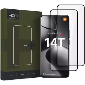 TEMPERED KIJELZŐVÉDŐ FÓLIA HOFI GLASS PRO+ 2-PACK XIAOMI 14T / 14T PRO BLACK (5906302371099) kép