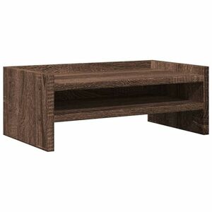 vidaXL barna tölgy színű szerelt fa monitorállvány 42 x 24 x 16 cm kép