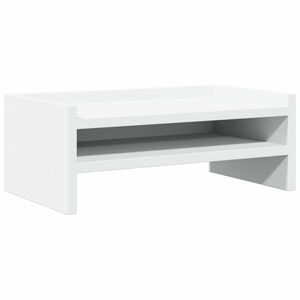 vidaXL fehér szerelt fa monitorállvány 42 x 24 x 16 cm kép