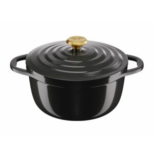 Tefal Air lábas, fedővel, 24cm (E2554655) fekete kép