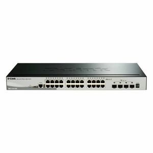 D-Link 24+4 portos menedzselhető rackes Switch (DGS-1510-28X) kép