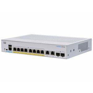 Cisco CBS250-8P-E-2G-EU 8 Portos Rackbe Szerelhető Gigabit Ethernet Switch kép