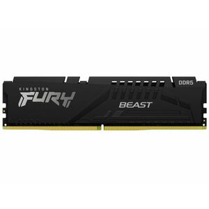 Kingston FURY Beast Black 8GB DDR5 5600Mhz CL40 Memória (KF556C40BB-8) kép