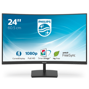 Philips 23, 6 241E1SC/00 Ívelt FullHD Monitor kép