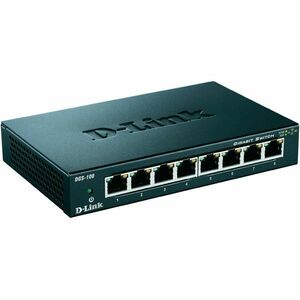 D-Link DGS-108 Fémházas Asztali Switch kép