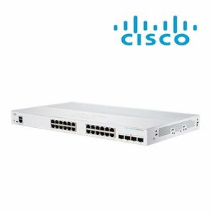 Cisco CBS350-24T-4G-EU 24x1000 Mbps Fémházas Rackes Menedzselhető Switch kép