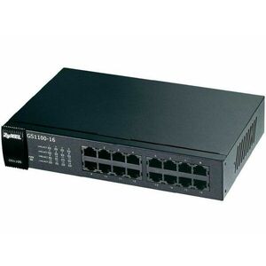 Zyxel GS1100-16-EU0103F 16 Portos Fémházas Rackes Switch kép