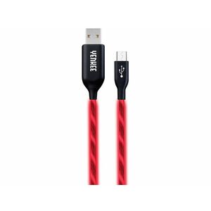 Yenkee YCU 231 RD Micro-USB LED Szinkronizáló és Töltőkábel 1 m (35052177) kép