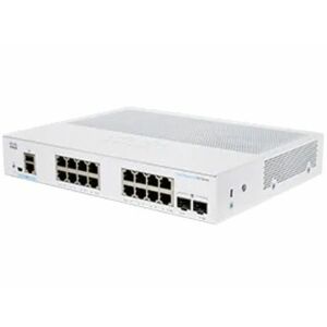 Cisco CBS250-16T-2G-EU 16 Portos Rackbe Szerelhető Gigabit Ethernet Switch kép