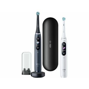 Oral-B iO Series 8 DuoPack Elektromos fogkefe csomag Black + White (10PO010427) kép