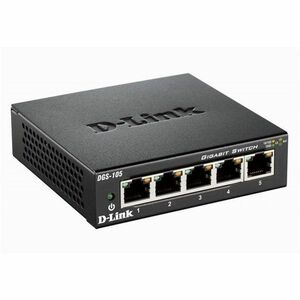 D-Link DGS-105 Fémházas Asztali Switch kép