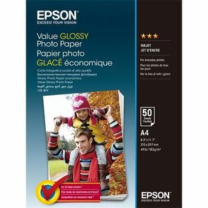 Epson Fotópapír Value Glossy A4, 183 g/m2, 50 lap (C13S400036) kép